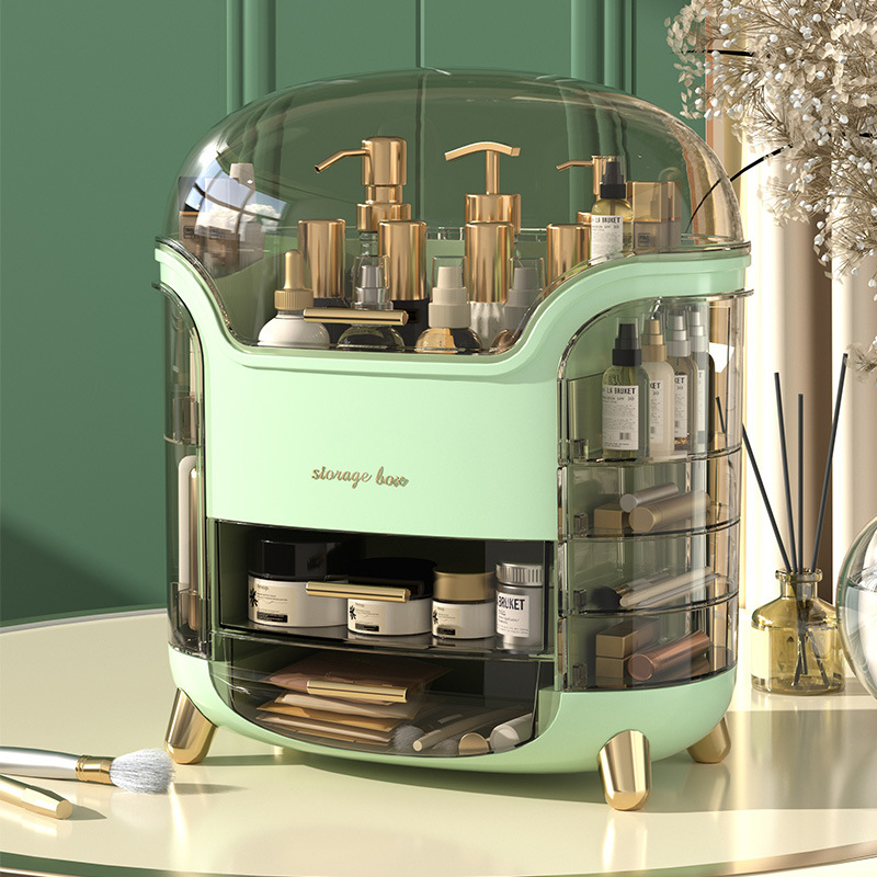 Luxury Skincare Containers - Luxury Desktop Cosmetics Storage Box Dust-proof