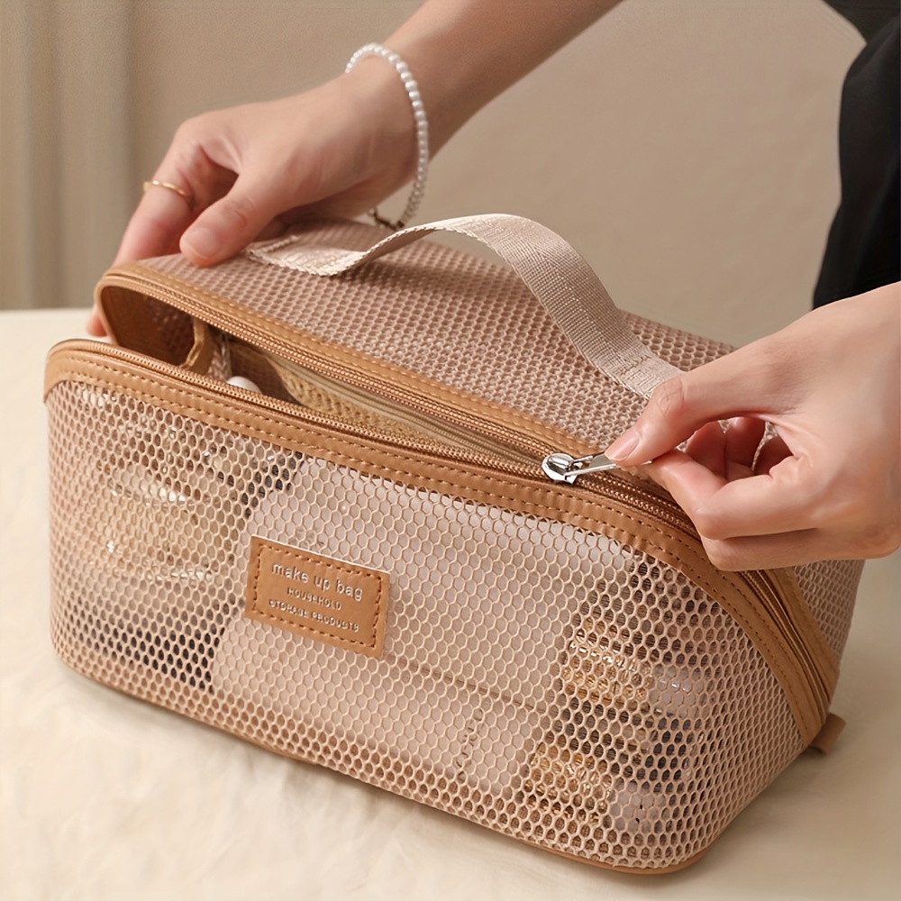 Luxury Skincare Containers - Female Makeup Organizer Toiletry Kit Bag