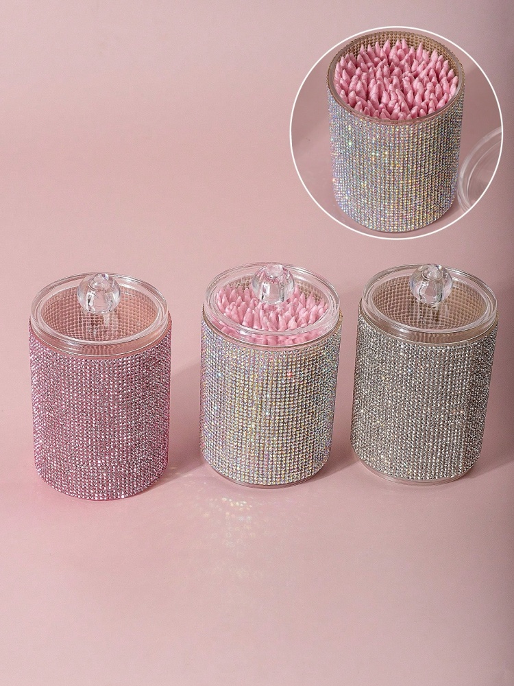 3 Colors Luxury Diamond-Studde - Luxury Skincare Containers 评论和价格