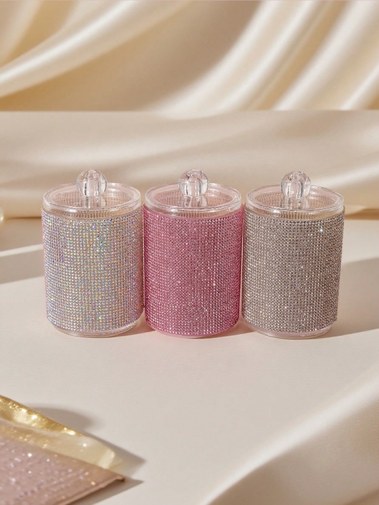 3 Colors Luxury Diamond-Studde - Luxury Skincare Containers 评论和价格