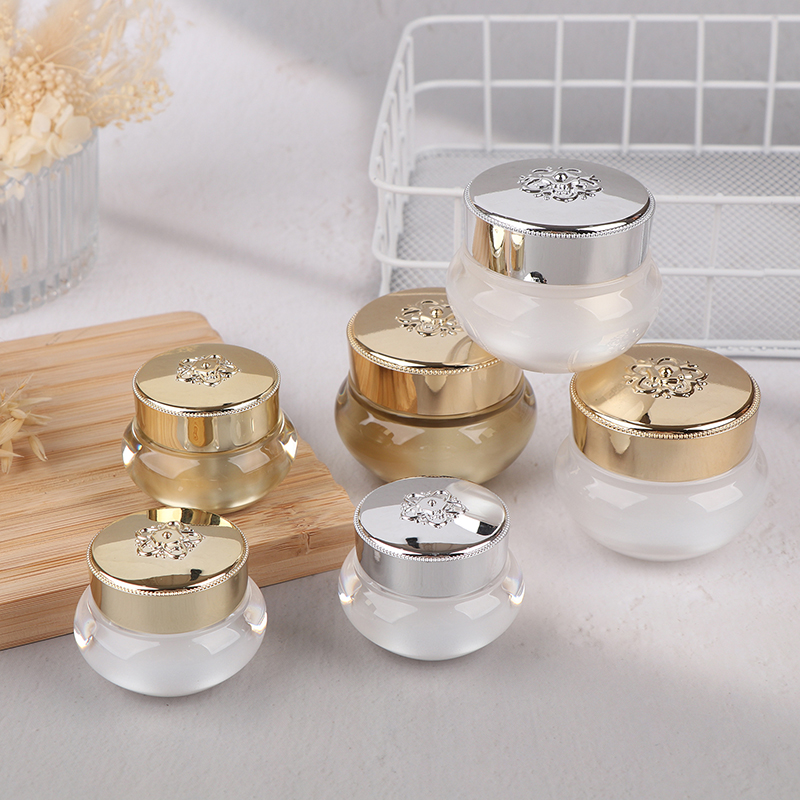 Acrylic Empty Travel Cream Jar - Luxury Skincare Containers 评论和价格