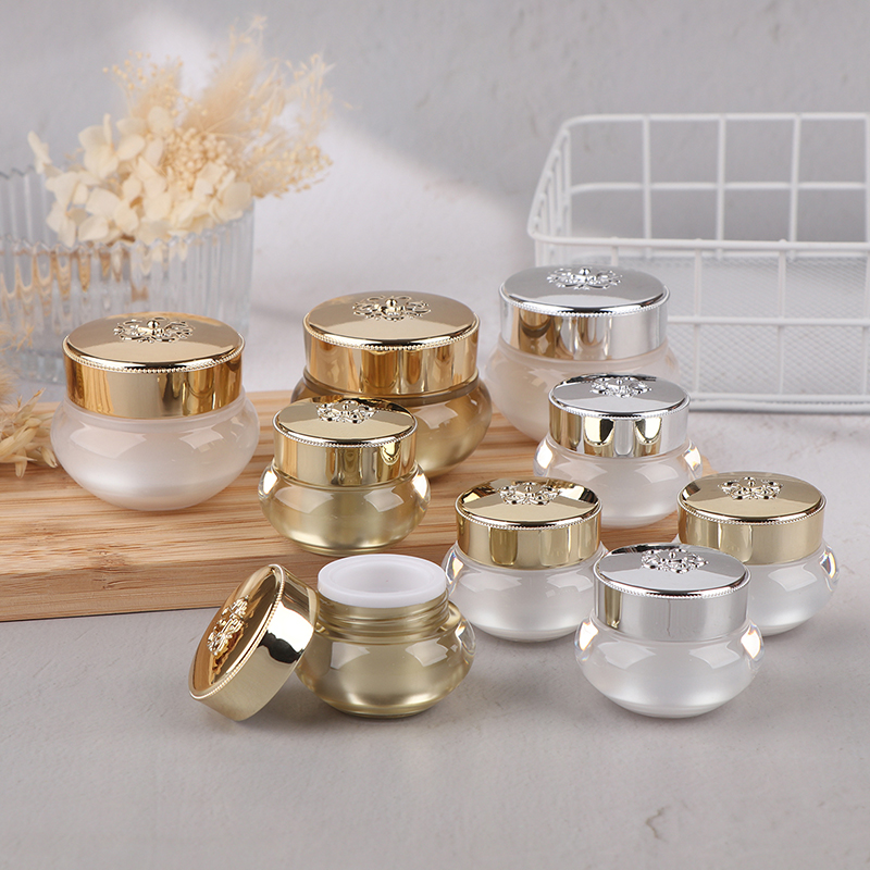 Acrylic Empty Travel Cream Jar - Luxury Skincare Containers 评论和价格