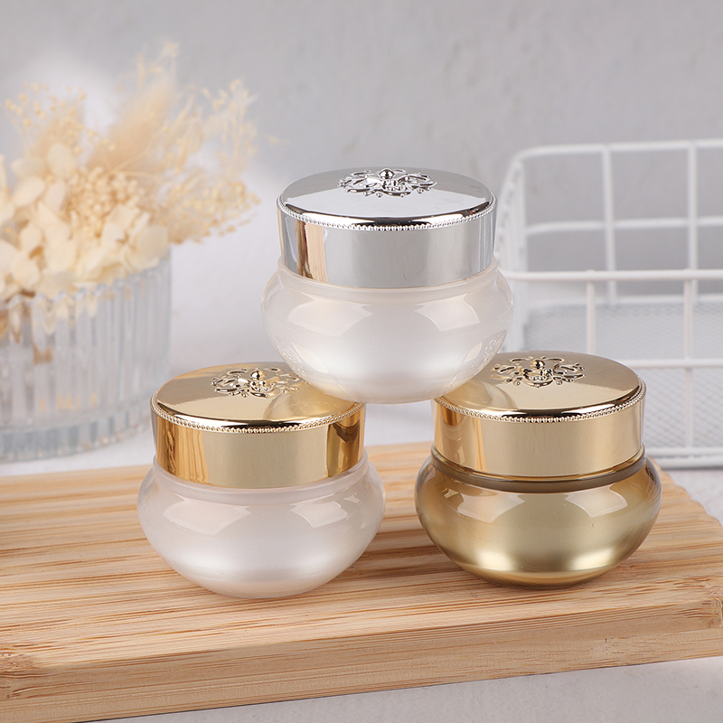 Acrylic Empty Travel Cream Jar - Luxury Skincare Containers 评论和价格
