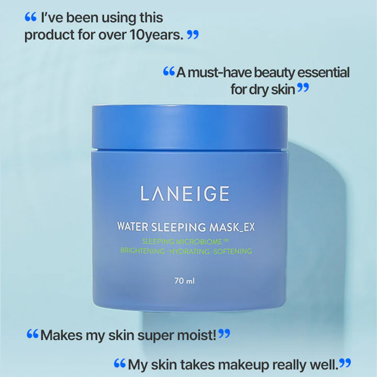 LANEIGE Water Sleeping Mask 70 - Luxury Skincare Fridge 评论和价格