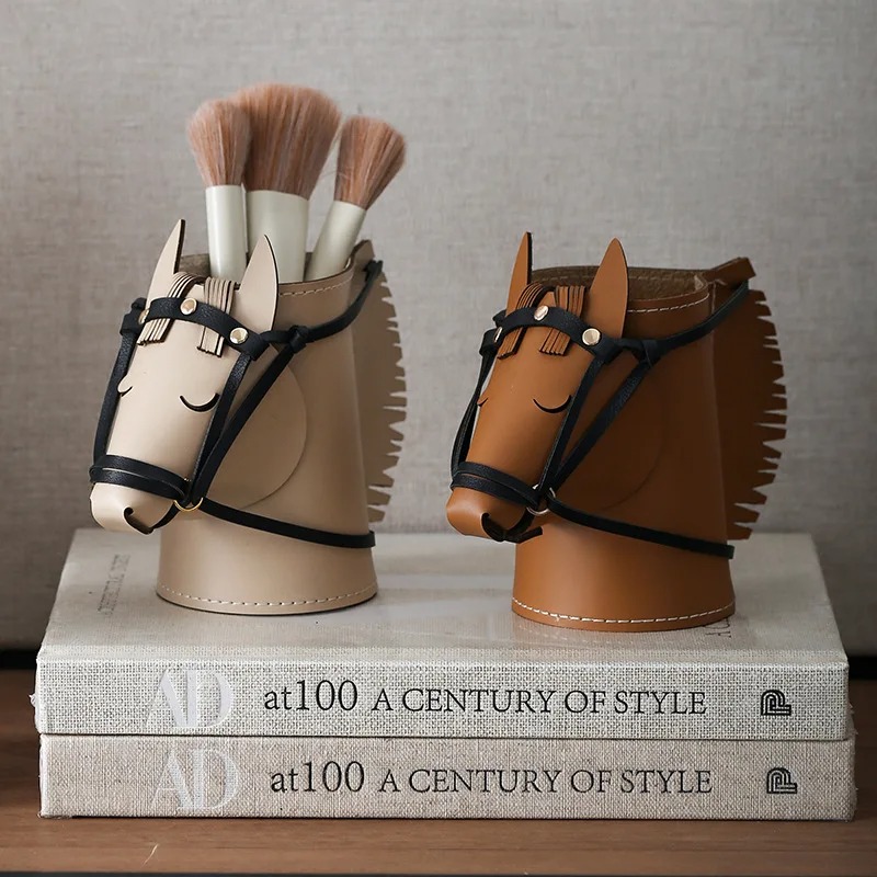 Luxury Leather Horse-head Stor - Luxury Skincare Containers 评论和价格