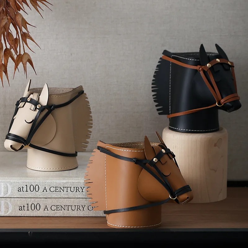 Luxury Leather Horse-head Stor - Luxury Skincare Containers 评论和价格