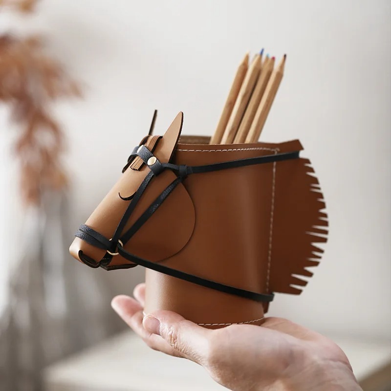 Luxury Leather Horse-head Stor - Luxury Skincare Containers 评论和价格