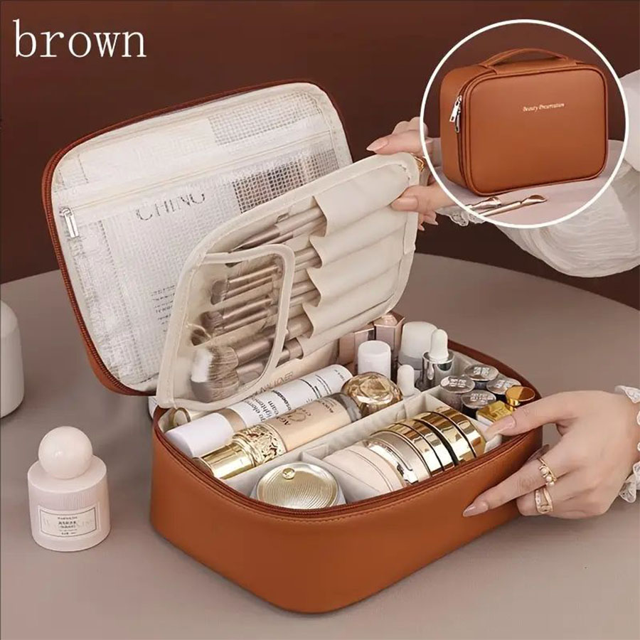 New Women's Cosmetic Bag Porta - Luxury Skincare Containers 评论和价格